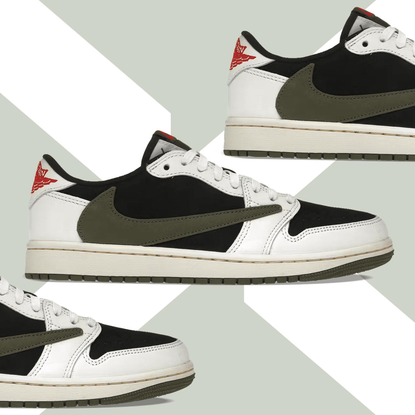 AJ1 Low Travis Scott Olive W ReStockX StockX Landing Pages