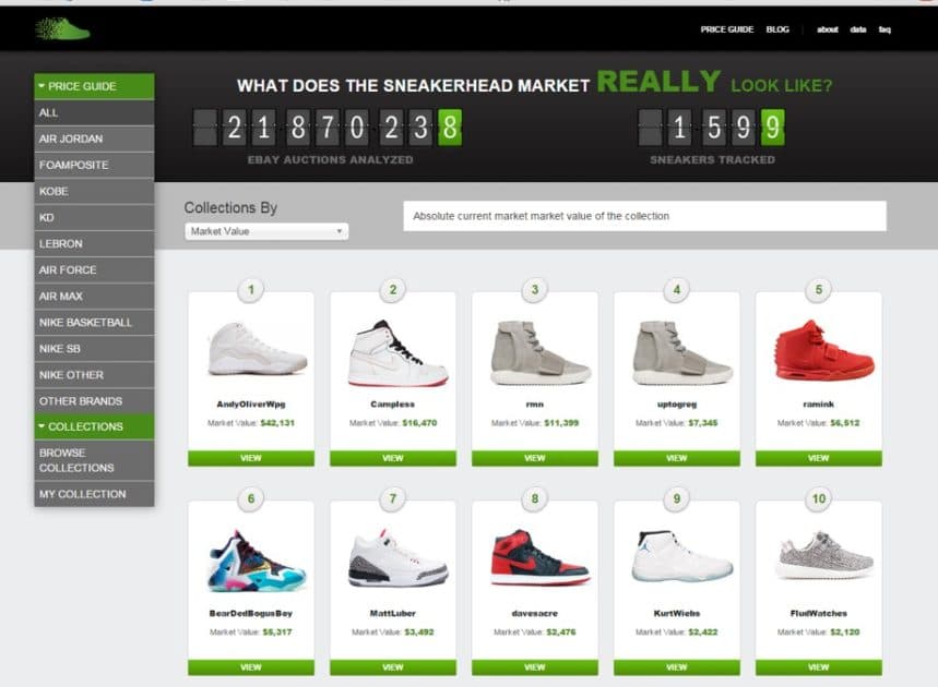Campless Collections a.k.a. Sneaker Portfolios