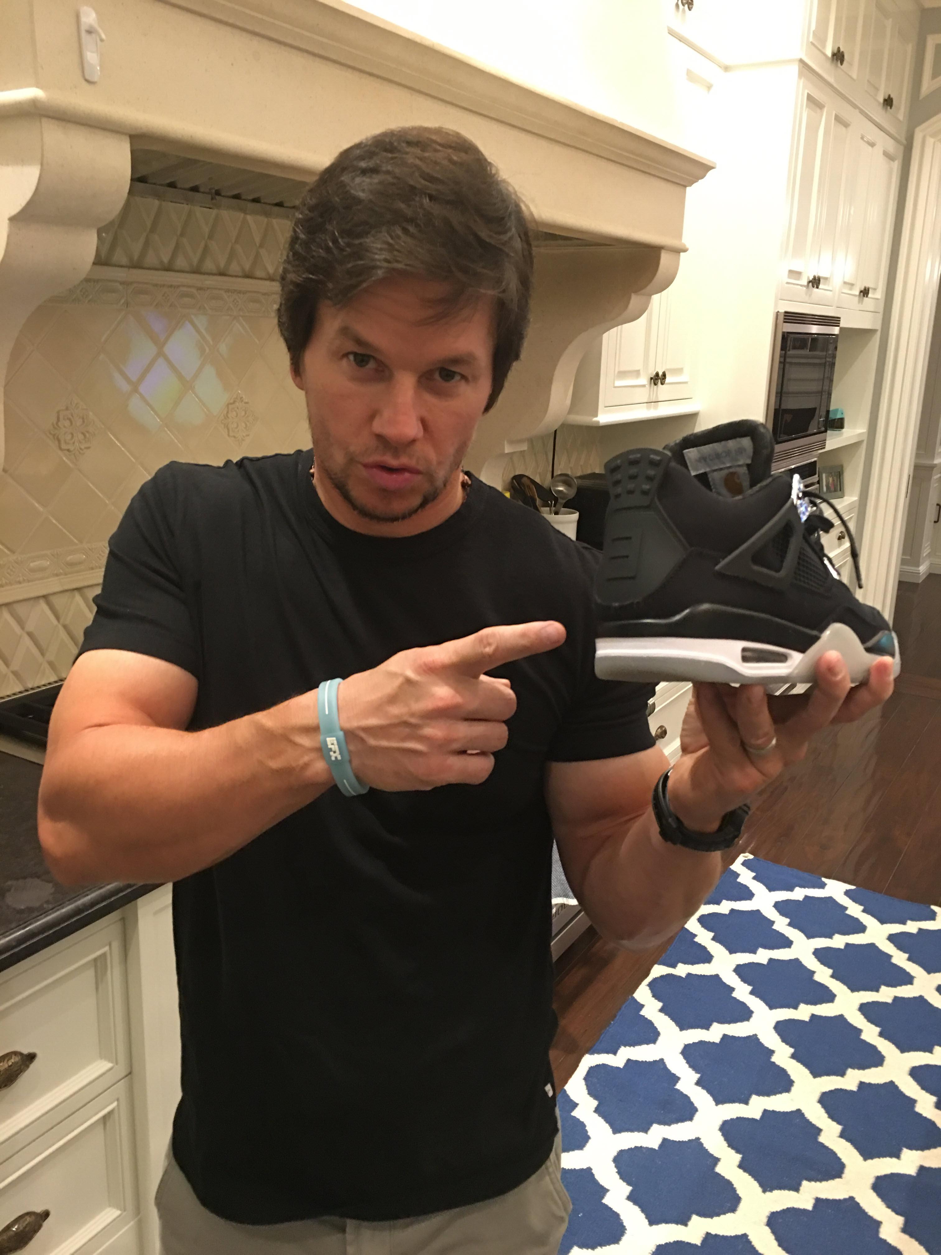 mark wahlberg jordan 4 stock x