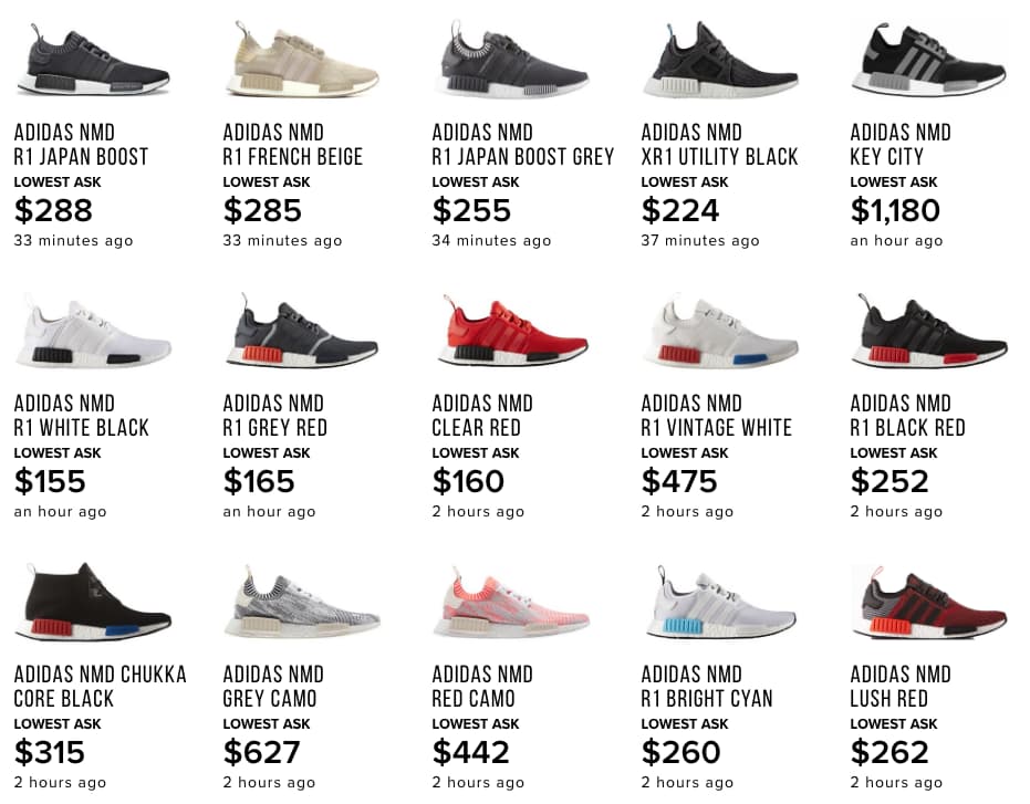 adidas NMD Restocks/Releases For Sale