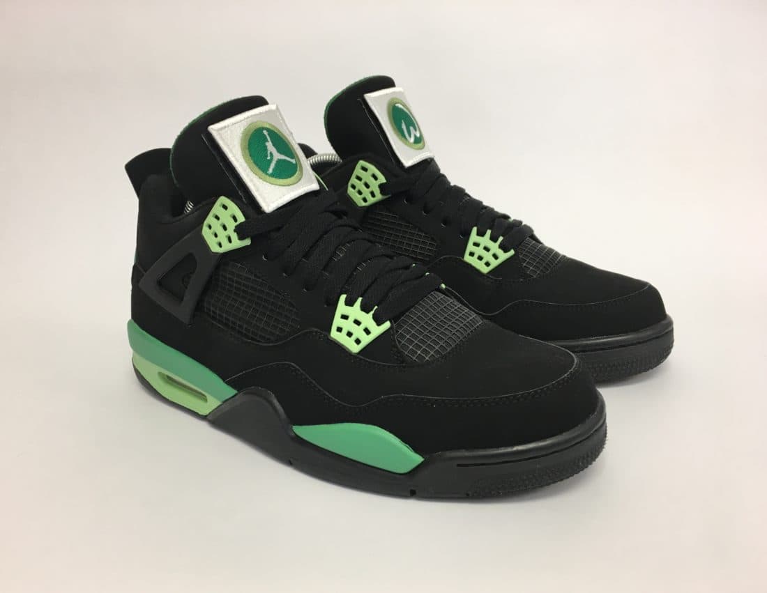 Air Jordan 4 "Wahlburgers" by Mache Customs