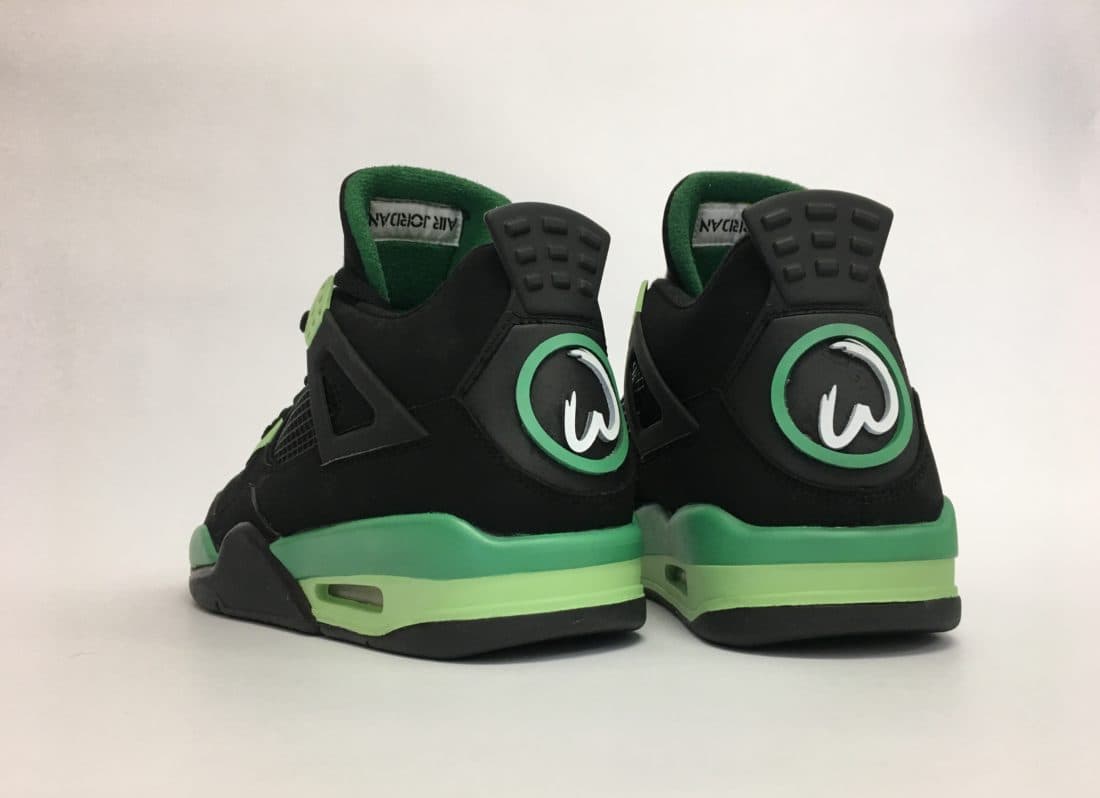 Air Jordan 4 "Wahlburgers" 1 of 1 for Mark Wahlberg 