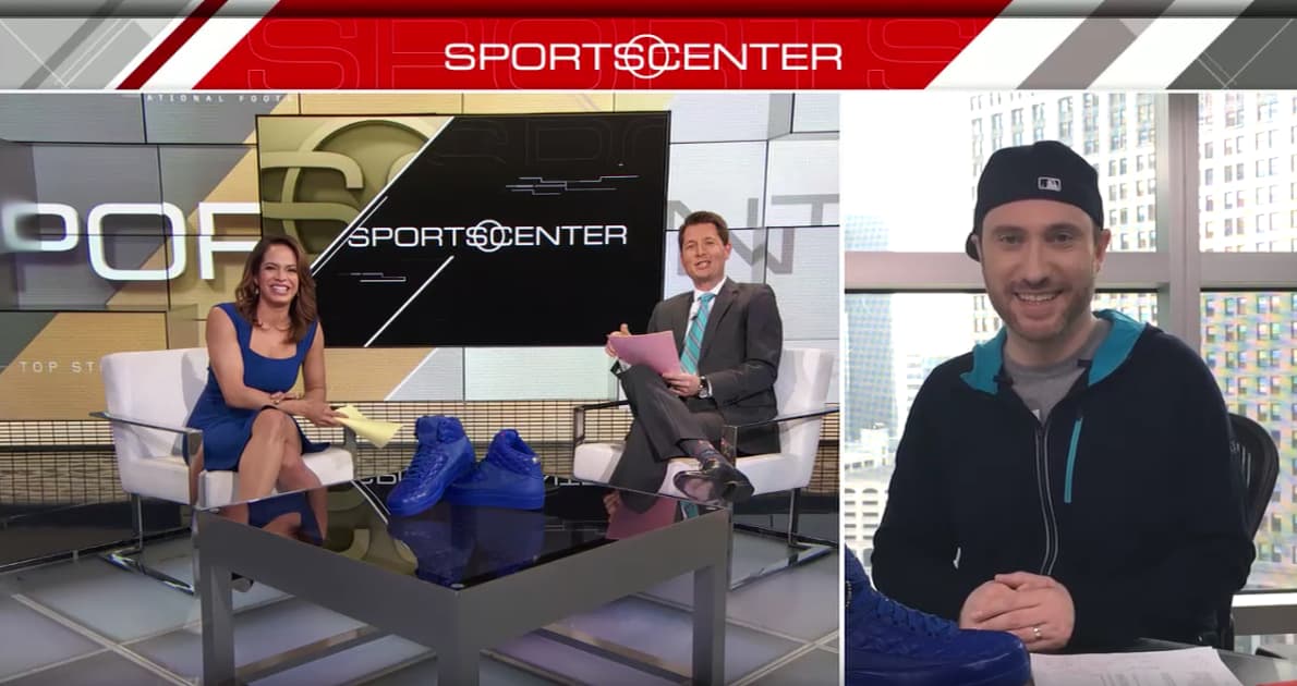 Josh Luber Talks Playoff Sneakers on ESPN's SportsCenter