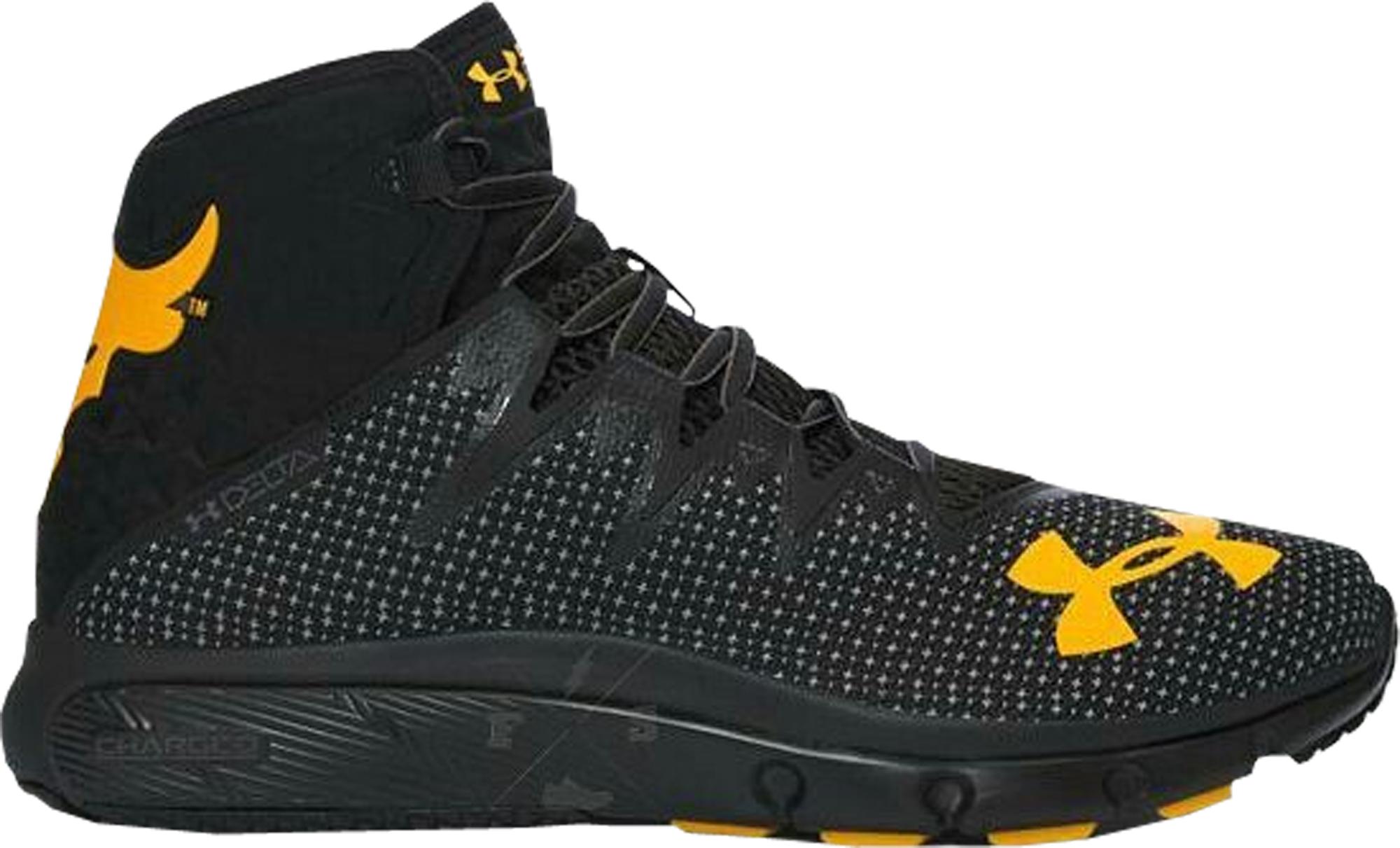 Under Armour The Rock Delta Black Yellow - StockX News