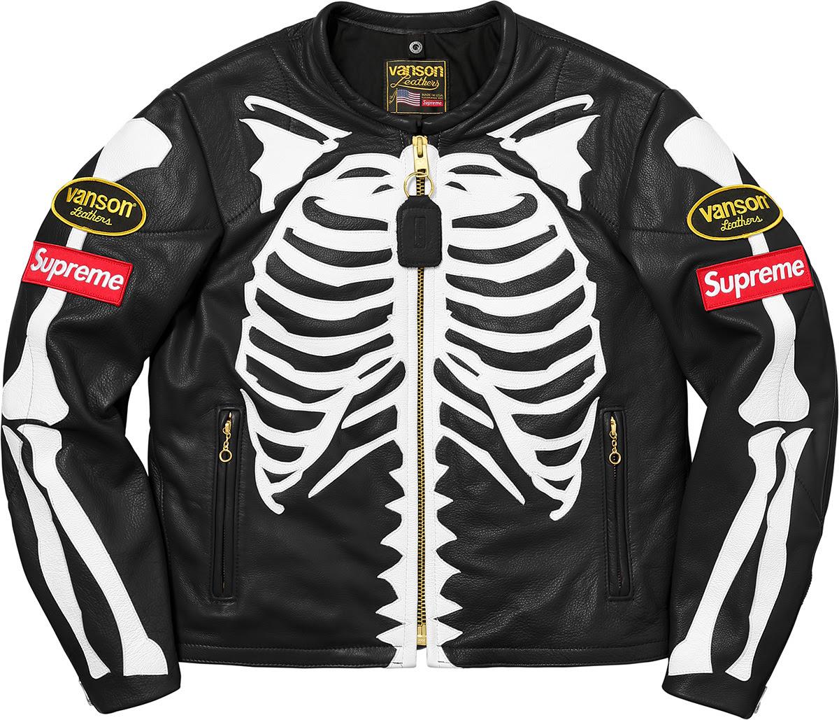 Supreme/Vanson Leather Bones Jacket