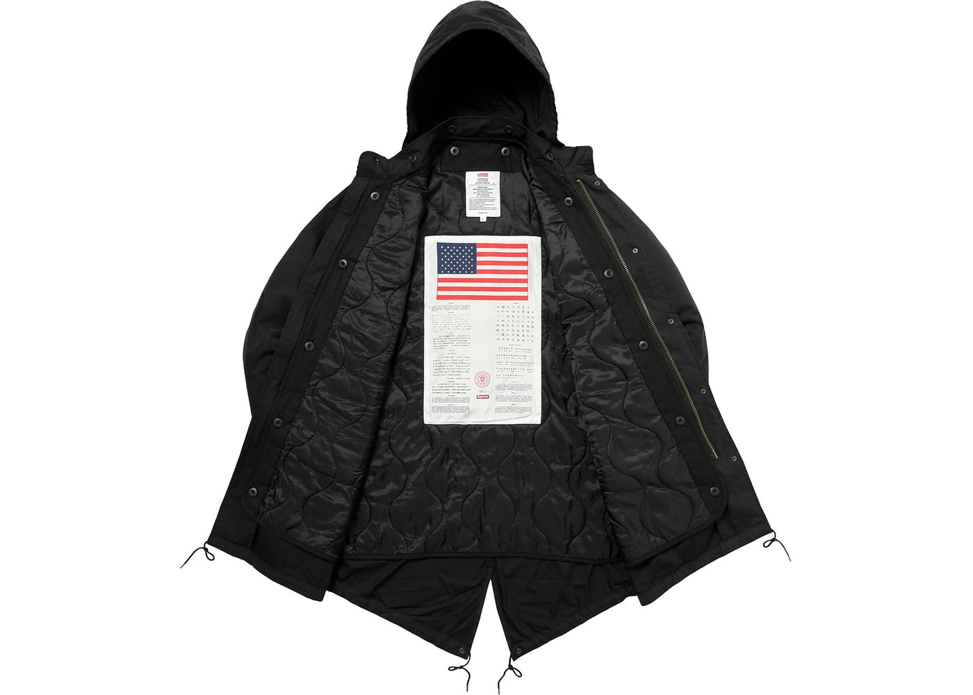 Black Supreme AKIRA Fishtail Parka - StockX News