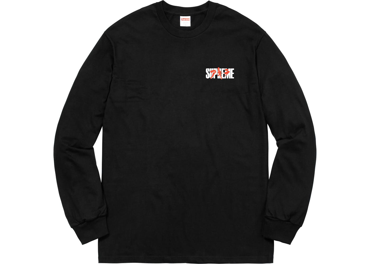 Supreme AKIRA Neo-Tokyo L/S Tee Black Men's - FW17 - US