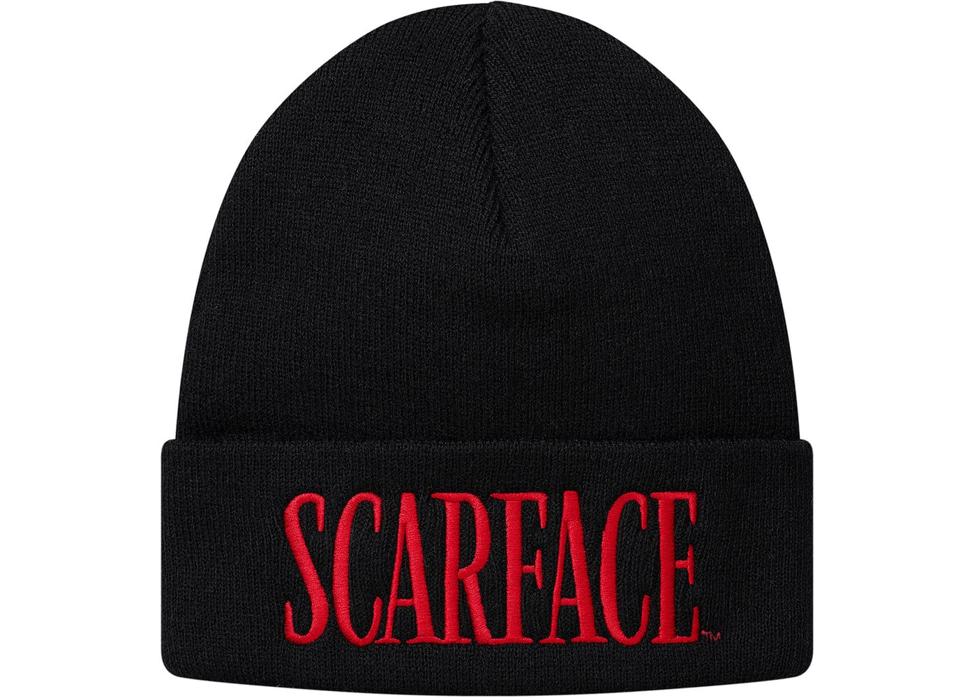 Black Supreme Scarface Beanie