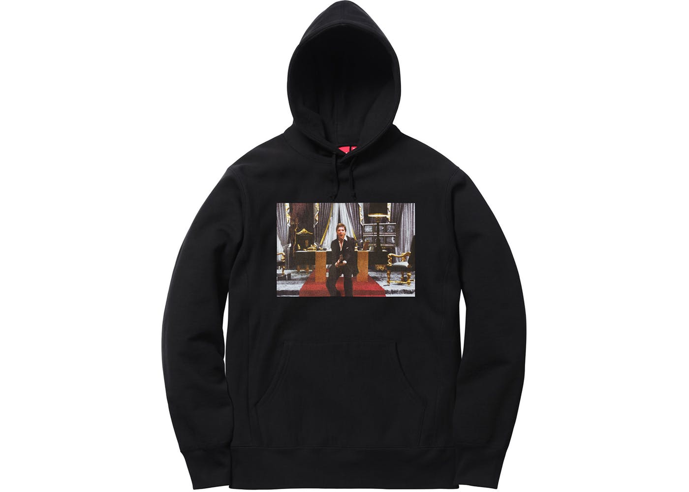 Black Supreme Scarface Friend Hooded Sweatshirt