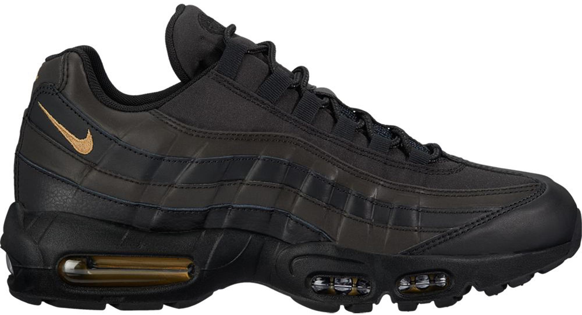 Air max clearance 95 black/black/metallic gold/white