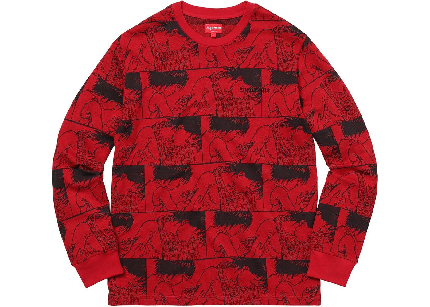 Gucci Red x MLB Yankees Graphic Print Sweater L