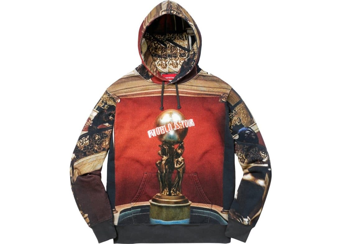 Supreme Scarface The World is Yours Hooded Sweatshirt