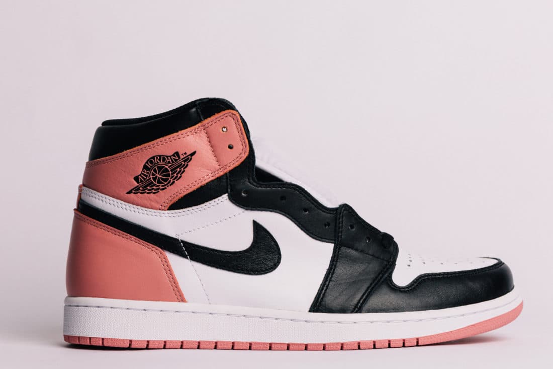 Jordan 1 Pink Black Toe