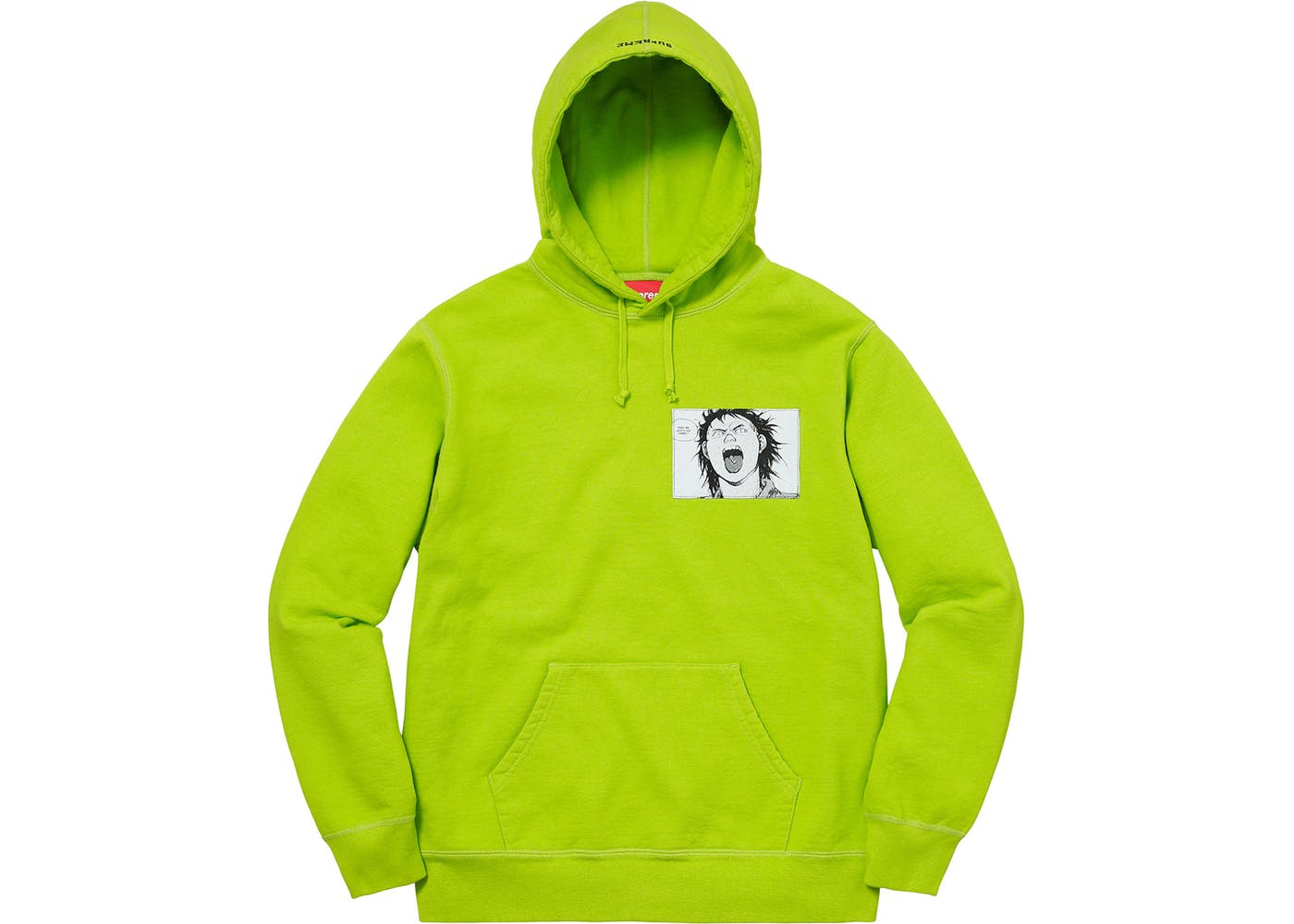 Supreme AKIRA Patches Hooded Sweatshirt Lime - StockX News