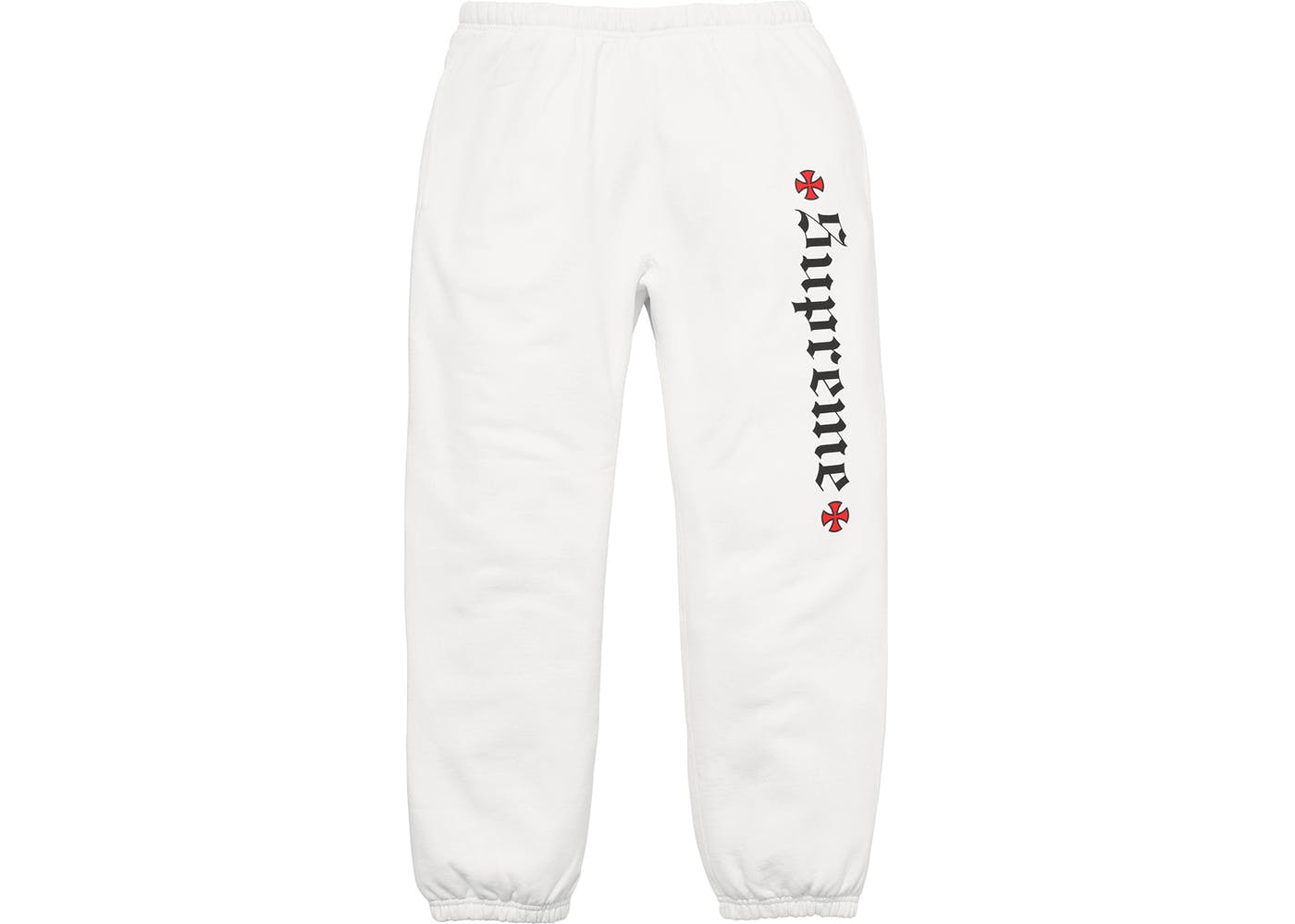 Supreme Independent Fuck The Rest Sweatpant White