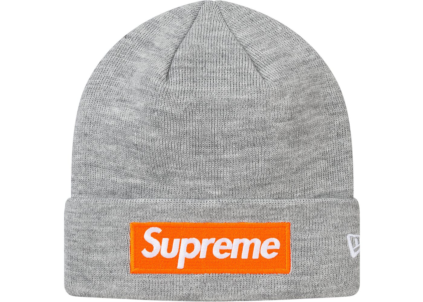 Supreme New Era Box Logo Beanie Heather Grey - StockX News