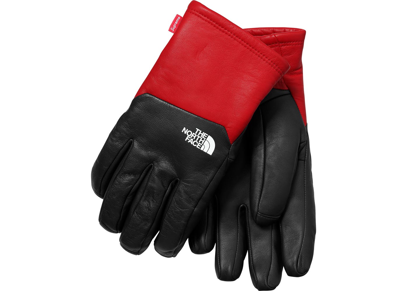 Supreme The North Face Leather Gloves Red - StockX News