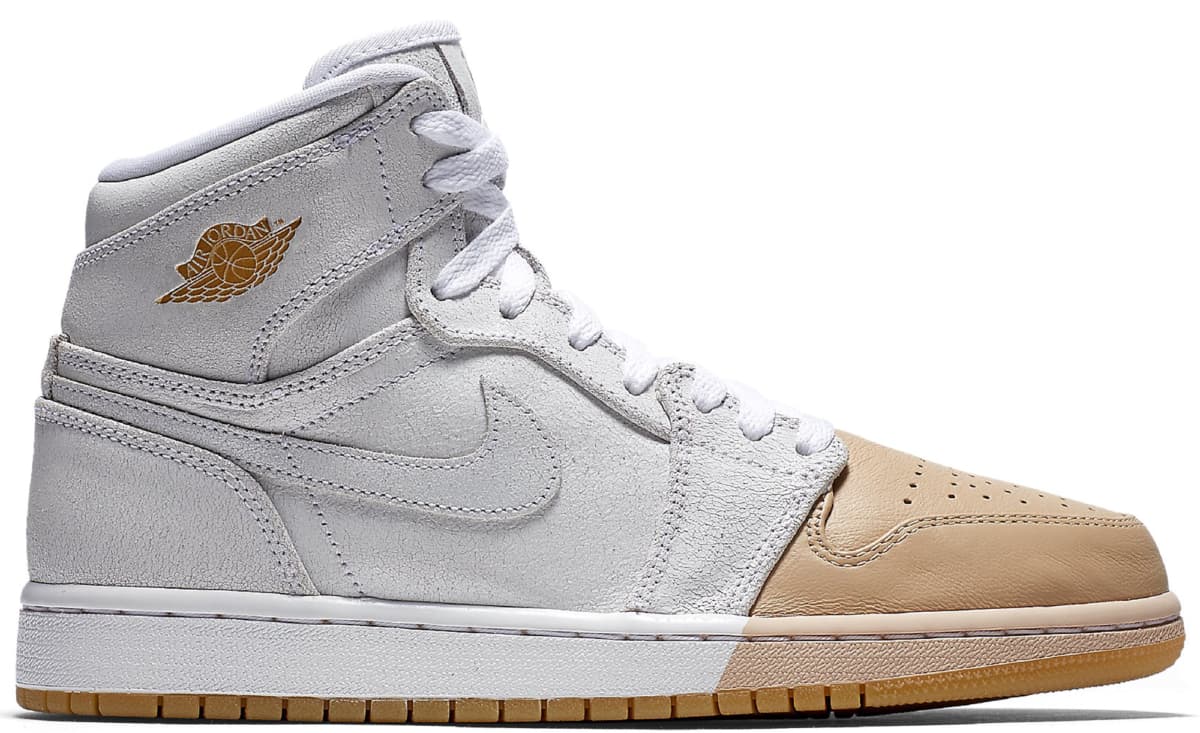 womens white high top jordans