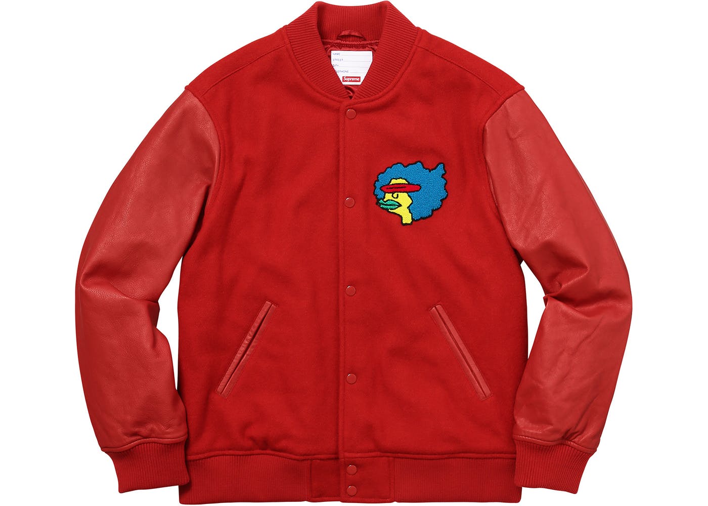 Supreme Gonz Ramm Varsity Jacket Red - StockX News