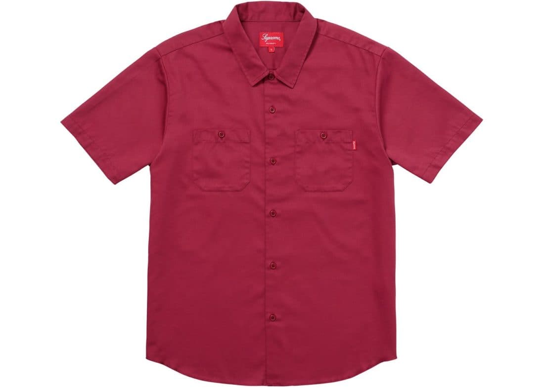 Supreme Gonz Ramm Work Shirt Light Burgundy