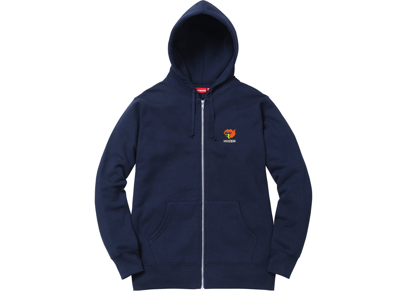 Supreme Gonz Ramm Zip Up Sweatshirt Navy - StockX News