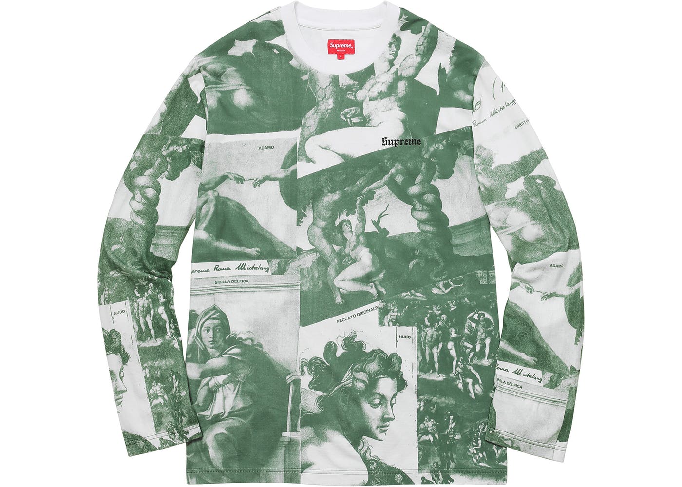 Supreme Michelangelo Long Sleeve Top Green - StockX News