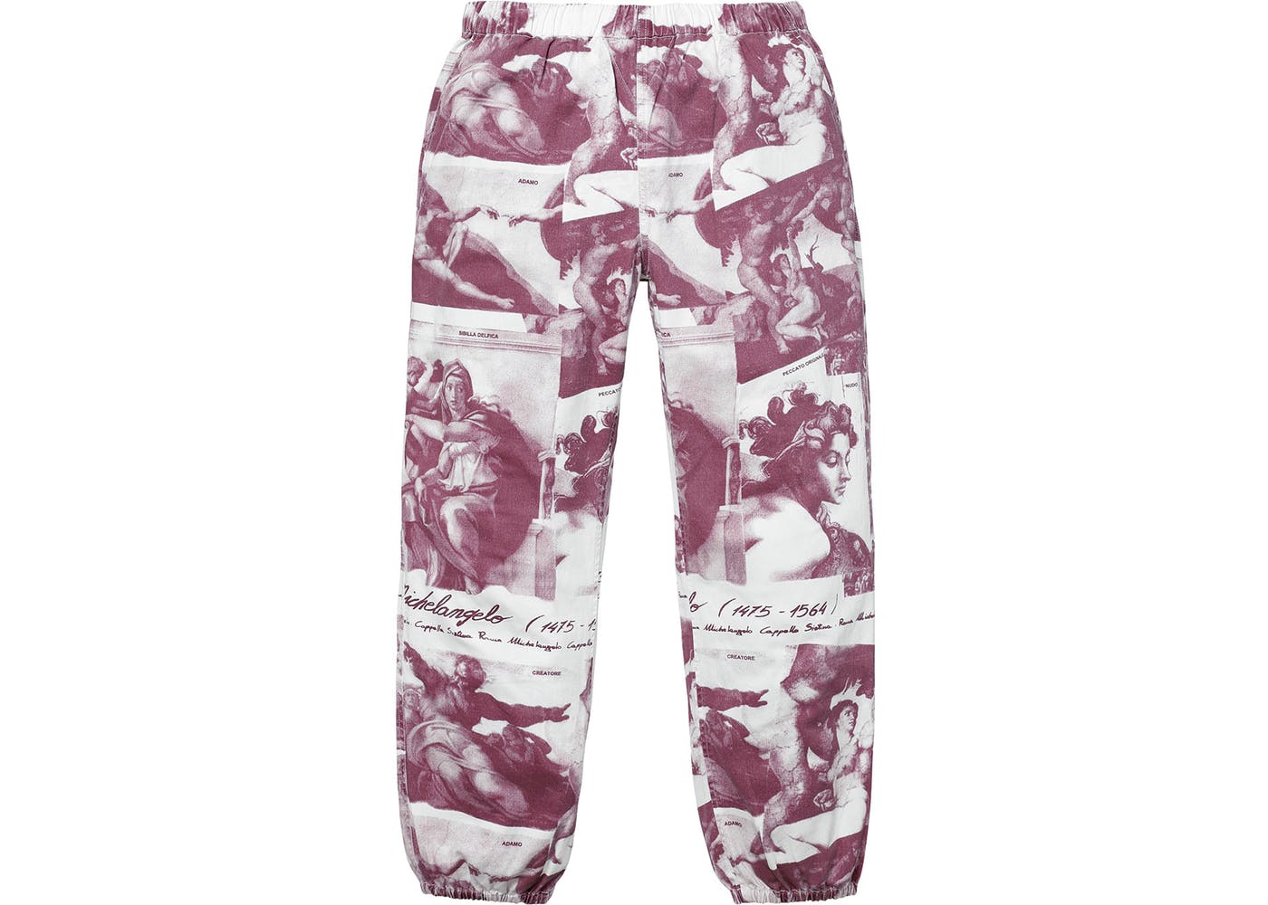 Supreme Michelangelo Pant Burgundy - StockX News