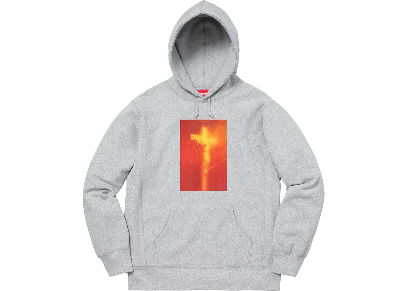 Supreme Piss Christ Hooded Sweatshirt Heather Grey - StockX News