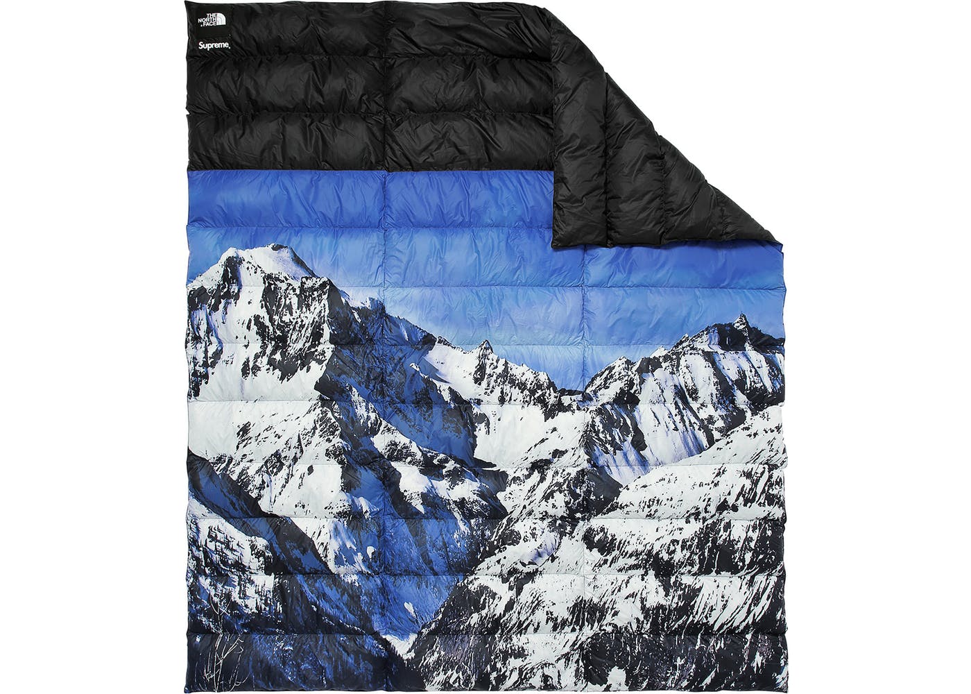 Supreme The North Face Mountain Nupste Blanket Blue/White