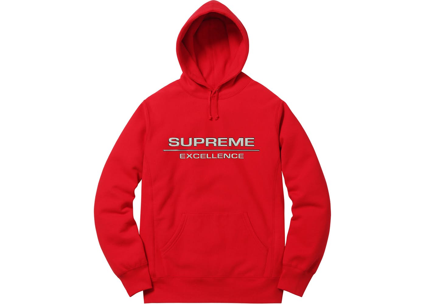 Supreme Hoodie Reflective Excellence Red
