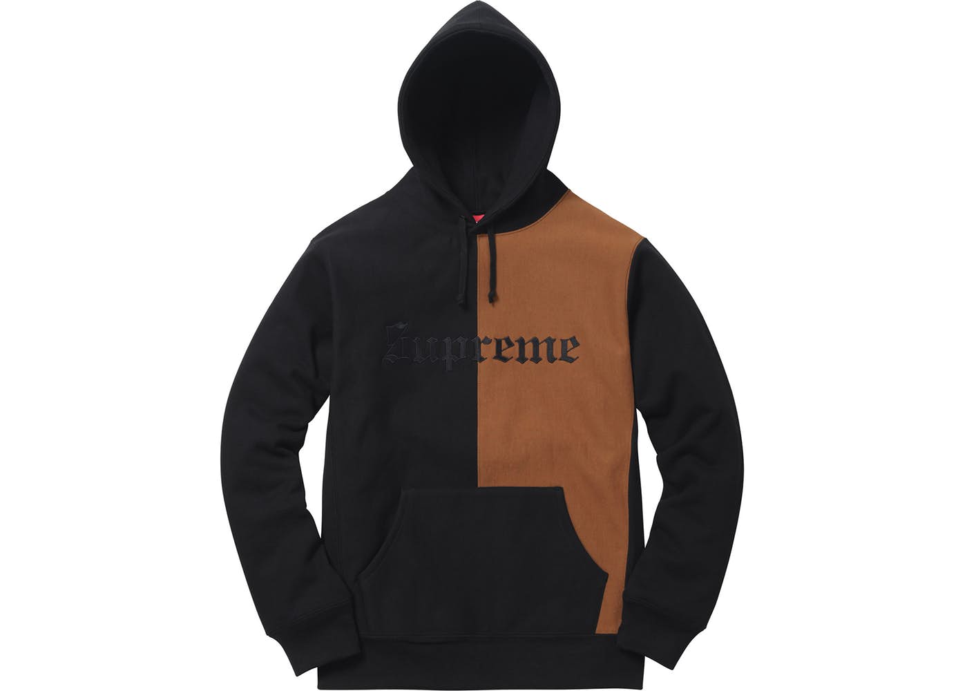 supreme split old english hoodie