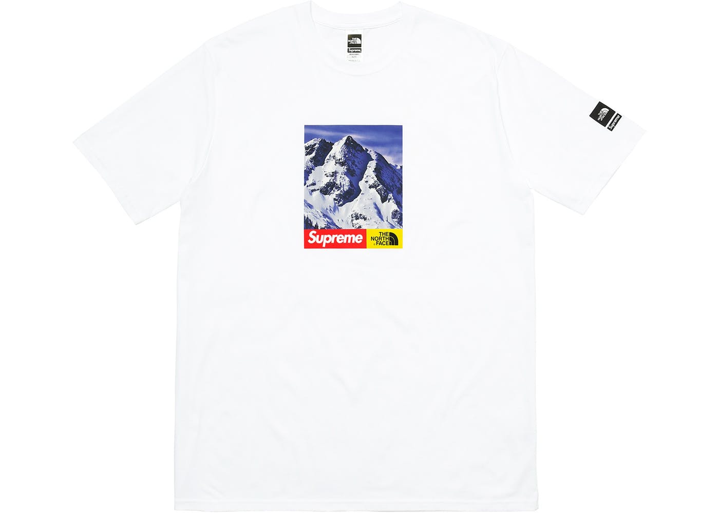 Supreme north face clearance tee 2018