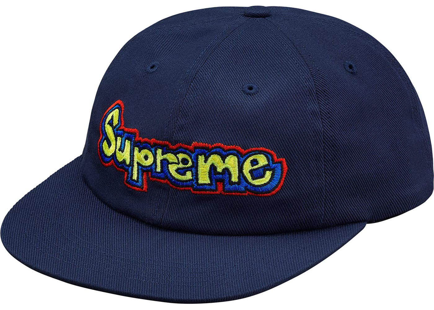 Supreme Gonz Logo 6-Panel Navy Spring/Summer 2018