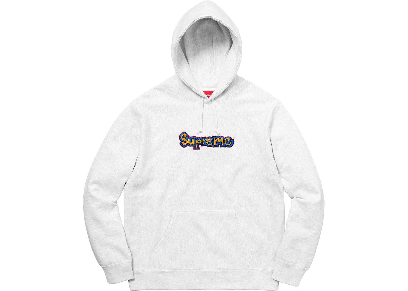 Supreme Gonz Logo Hooded Sweatshirt Ash Grey Spring Summer 2018