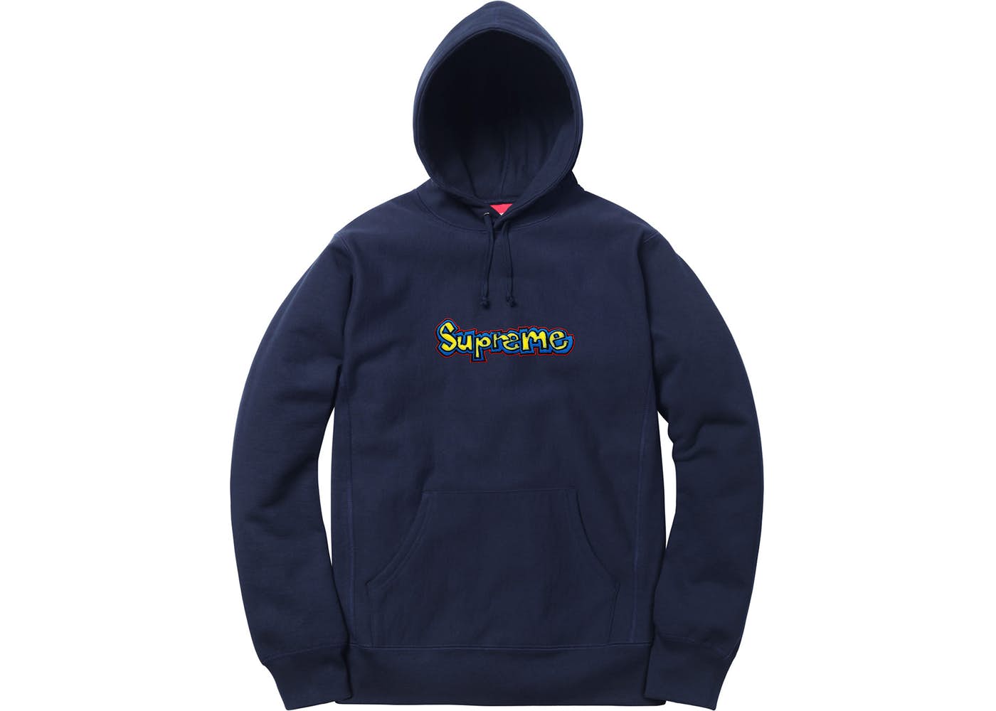 Supreme Gonz Logo Hooded Sweatshirt Navy Spring/Summer 2018