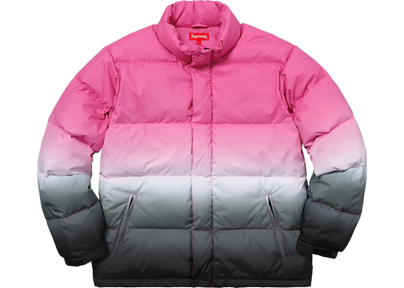 Supreme Gradient Puffy Jacket Pink