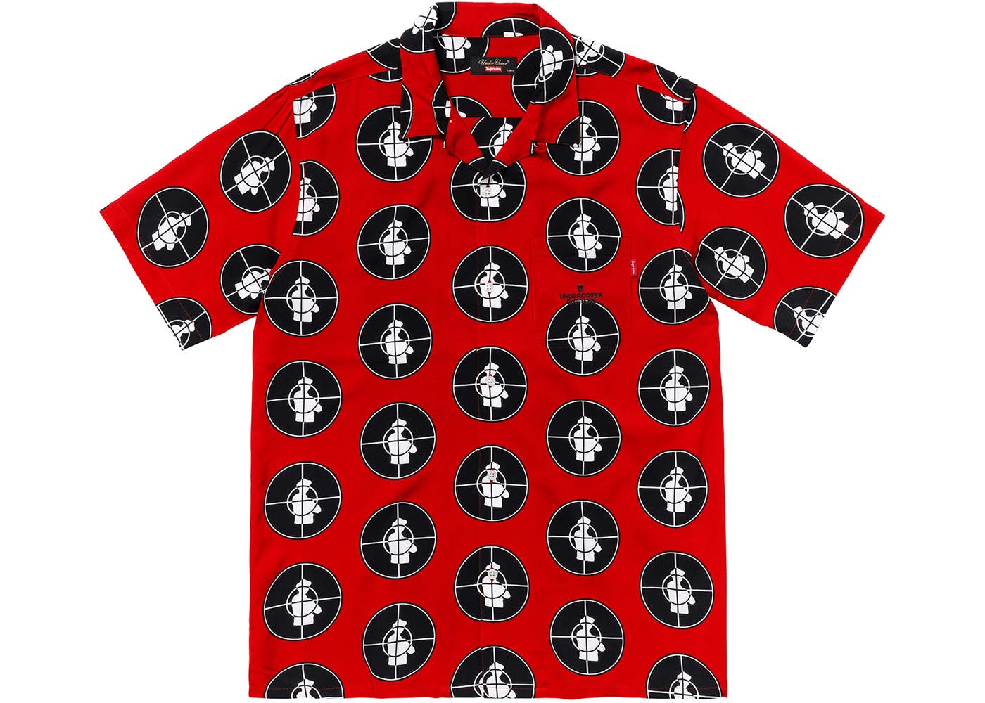 Supreme UNDERCOVER/Public Enemy Rayon Shirt Red