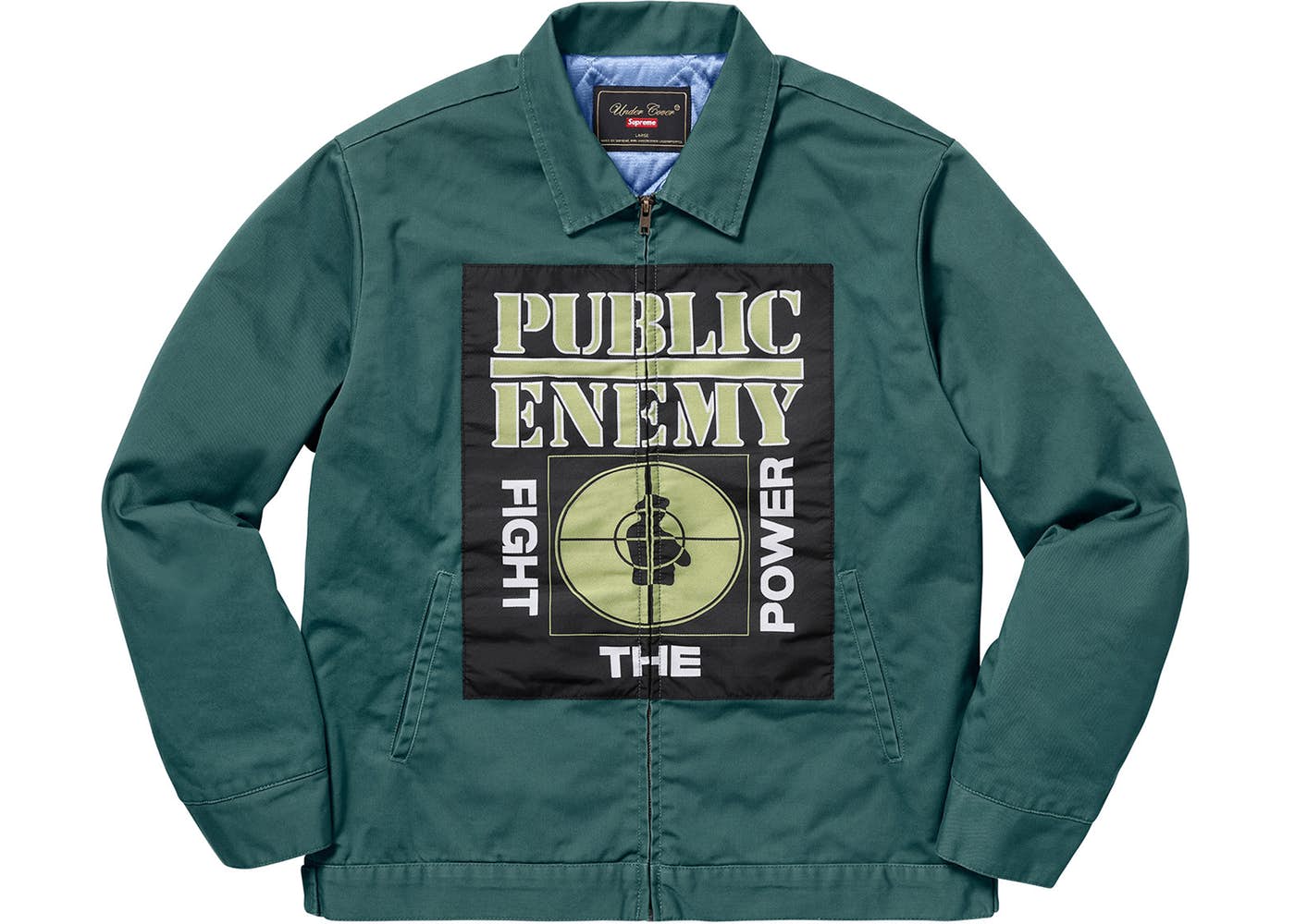 Supreme UNDERCOVER/Public Enemy Work Jacket Dusty Teal