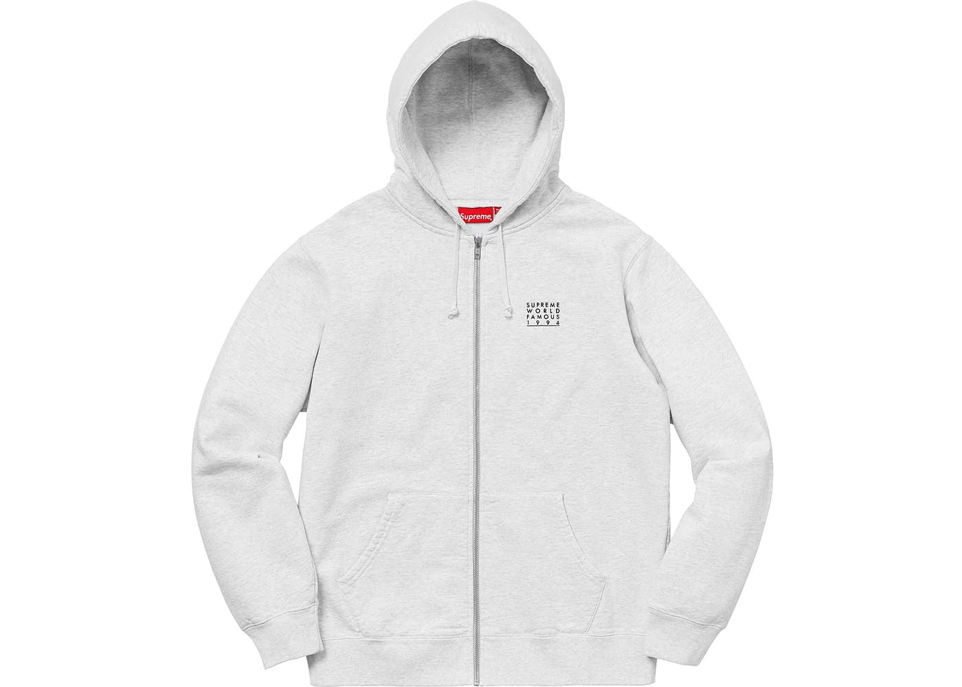 Supreme World Famous Zip Up Hooded