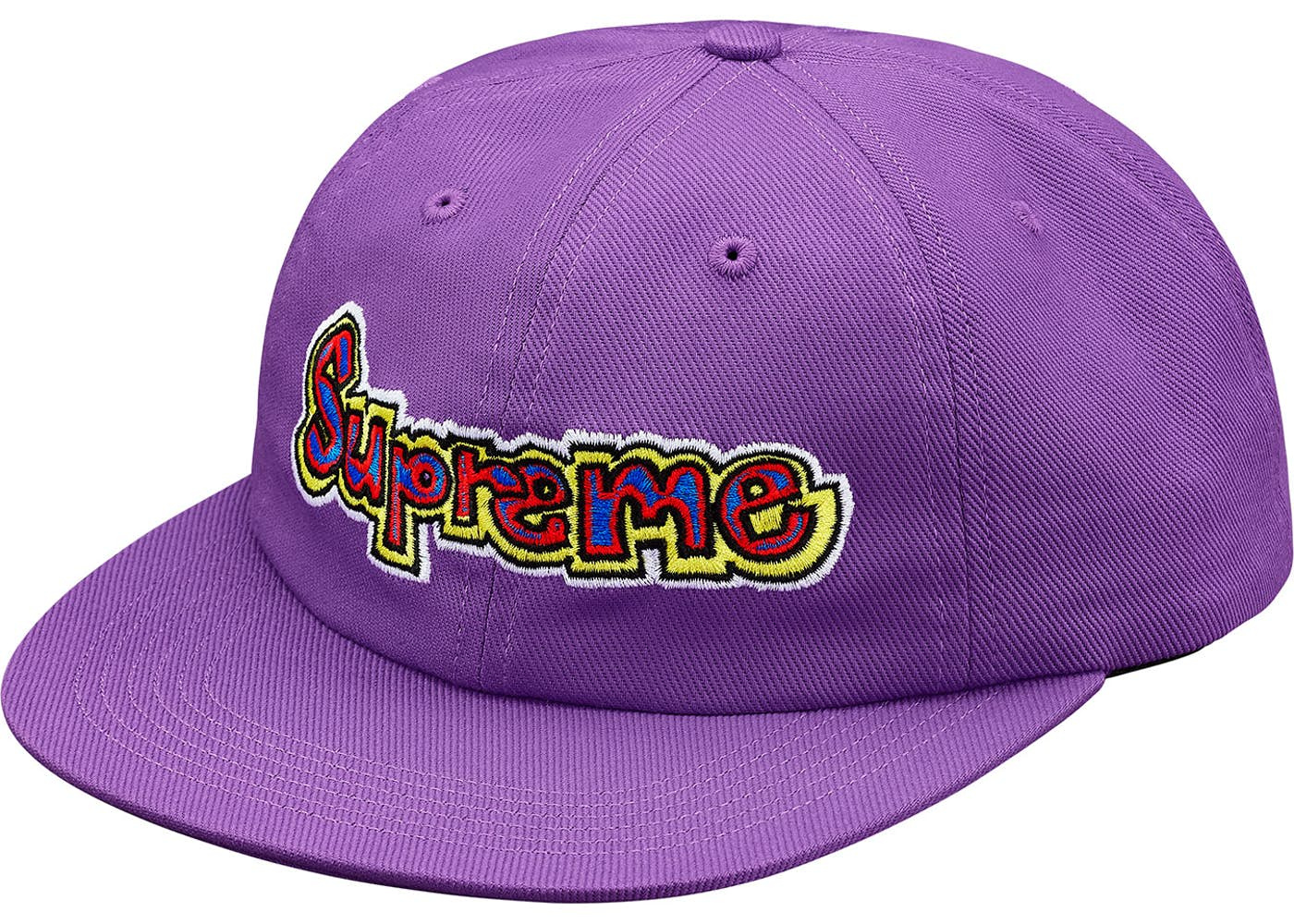 Supreme Gonz Logo 6-Panel Purple Spring/Summer 2018