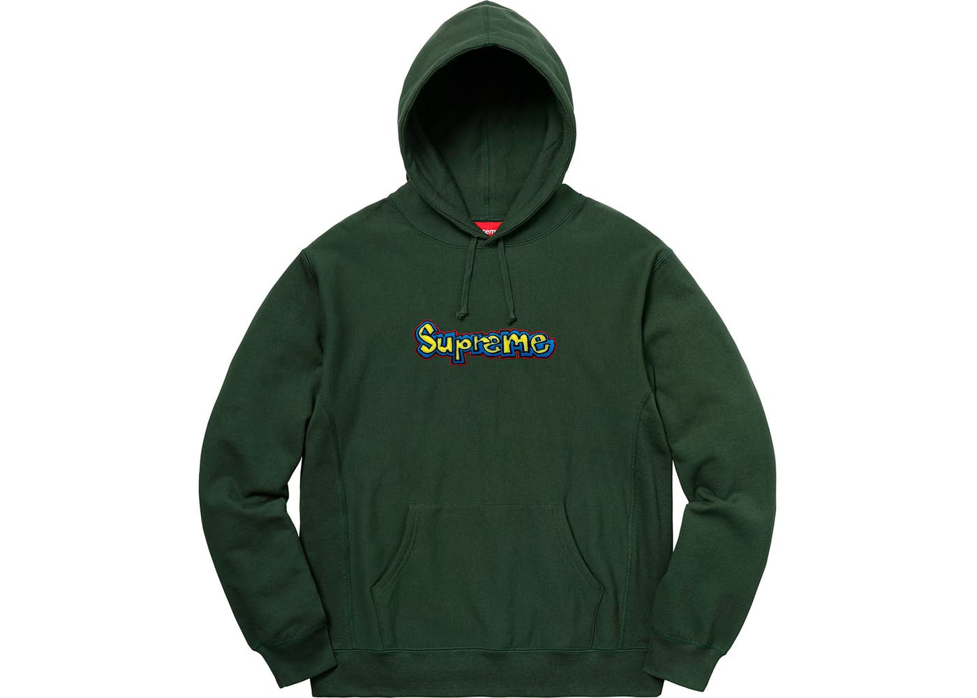 Supreme Gonz Logo Hooded Sweatshirt Dark Green