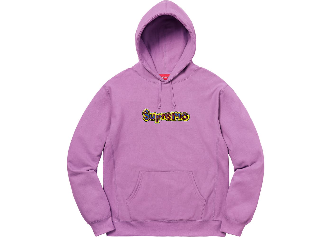 Supreme Gonz Logo Hooded Sweatshirt Violet Spring/Summer 2018