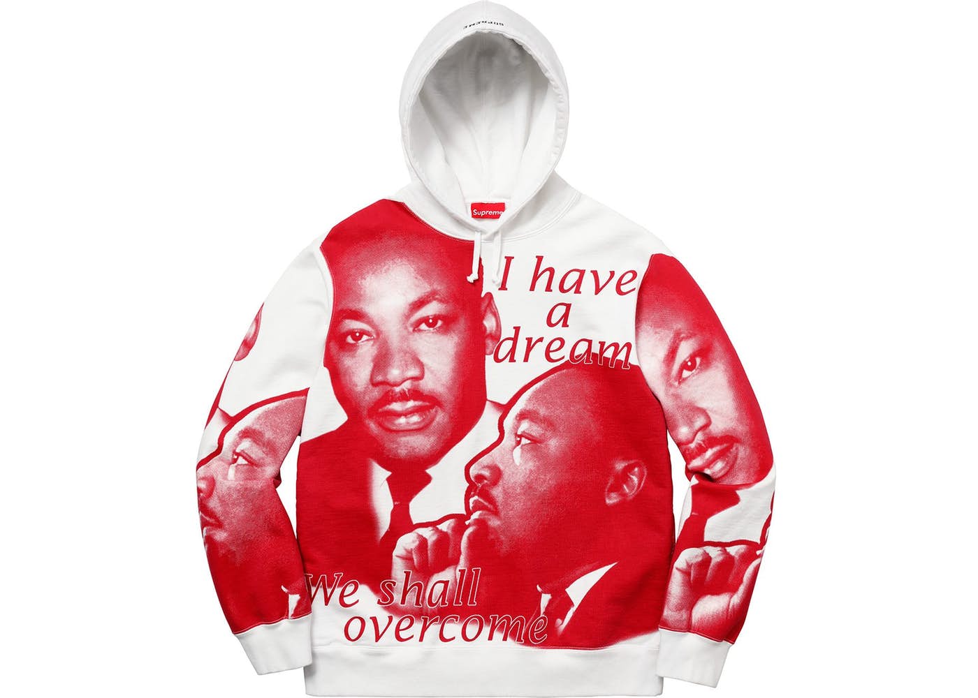 Supreme MLK Hooded Sweatshirt White