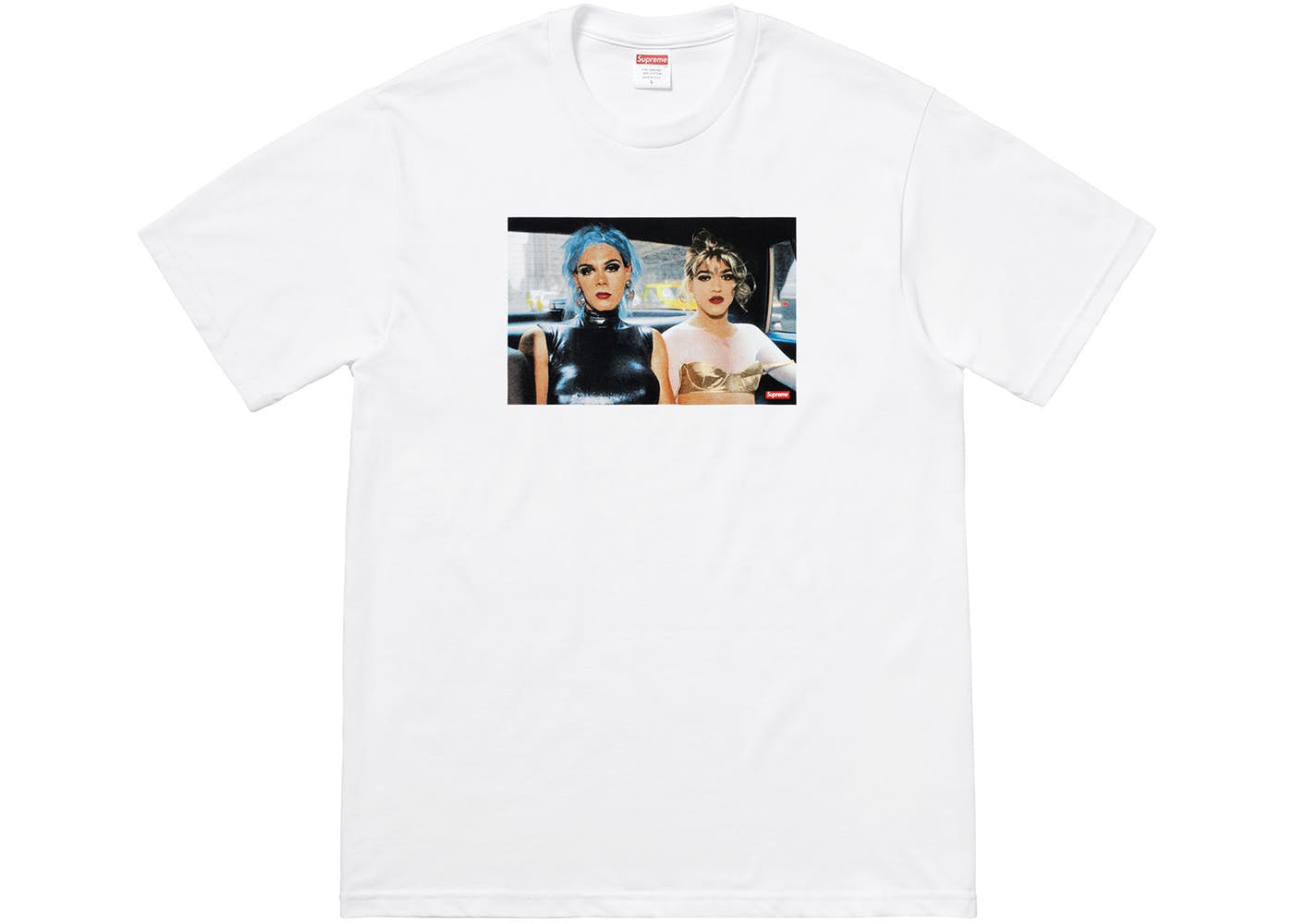 Supreme Nan Goldin Misty and Jimmy Paulette Tee White