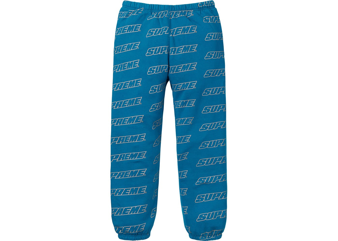 Supreme Repeat Sweatpant Dark Aqua Spring/Summer 2018