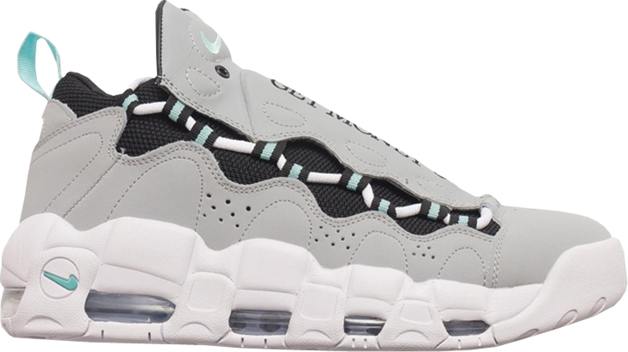 Nike Air More Money Wolf Grey Island Green