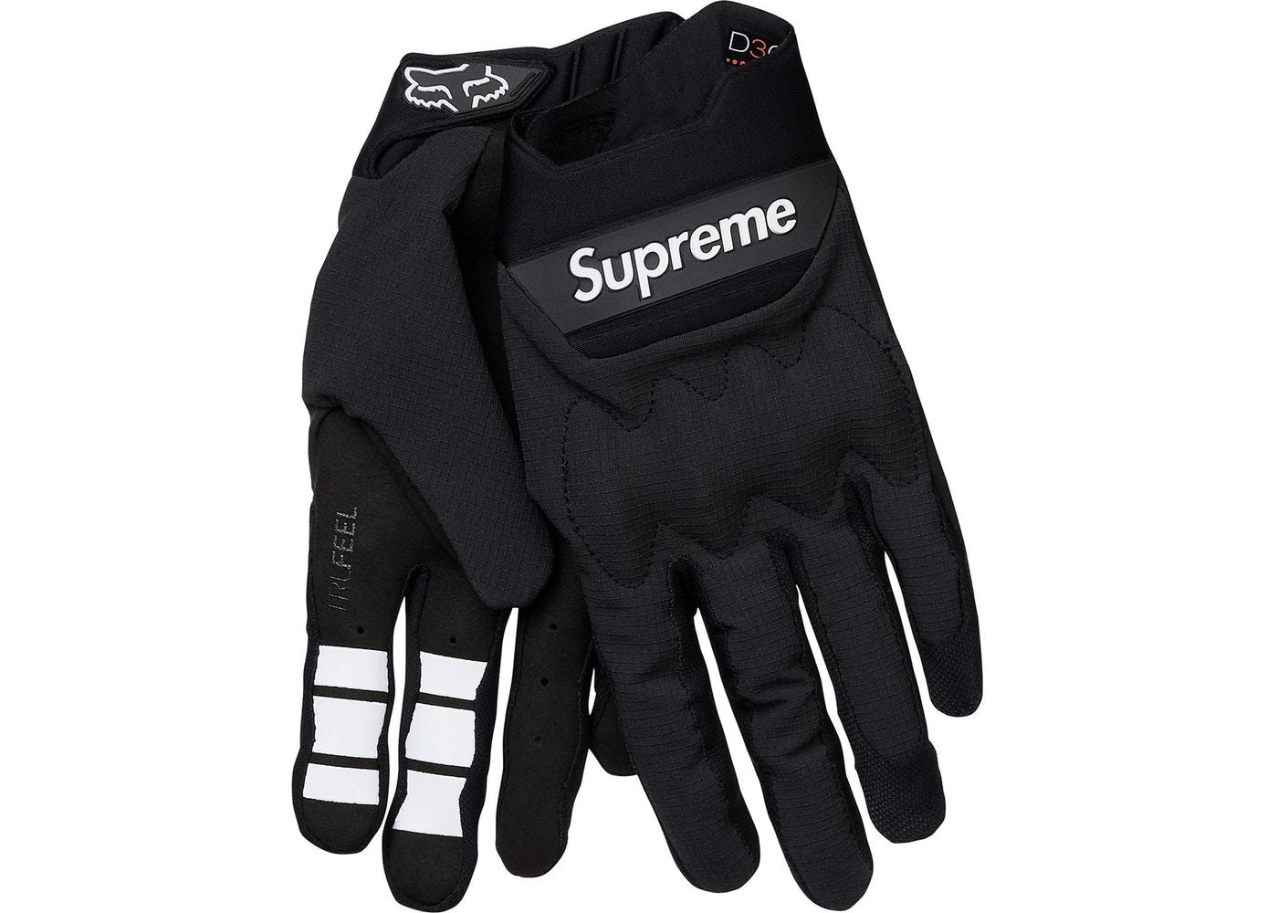 Supreme Fox Racing Bomber LT Gloves Black Spring/Summer 2018