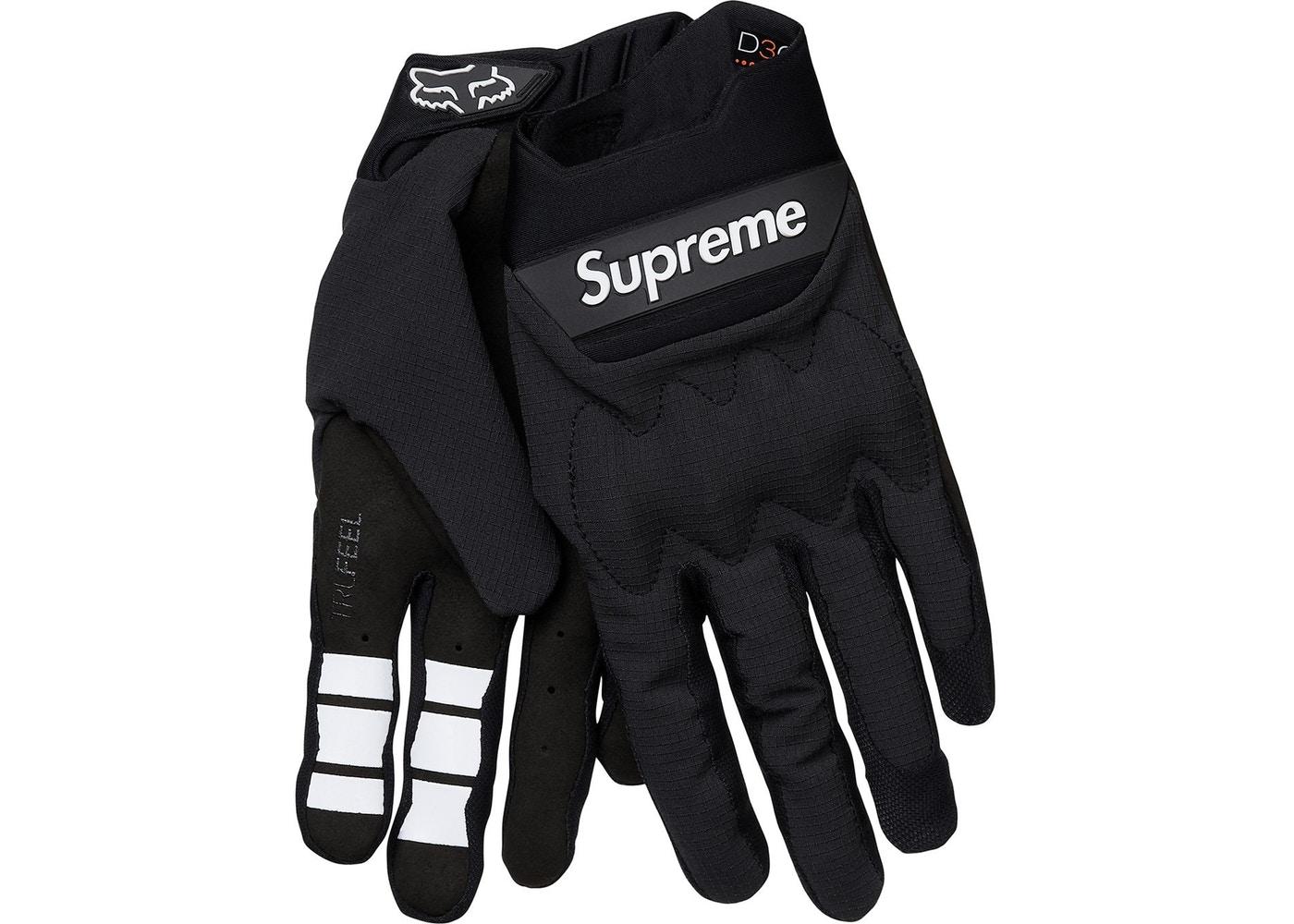 Supreme Fox Racing Bomber LT Gloves Black Spring Summer 2018