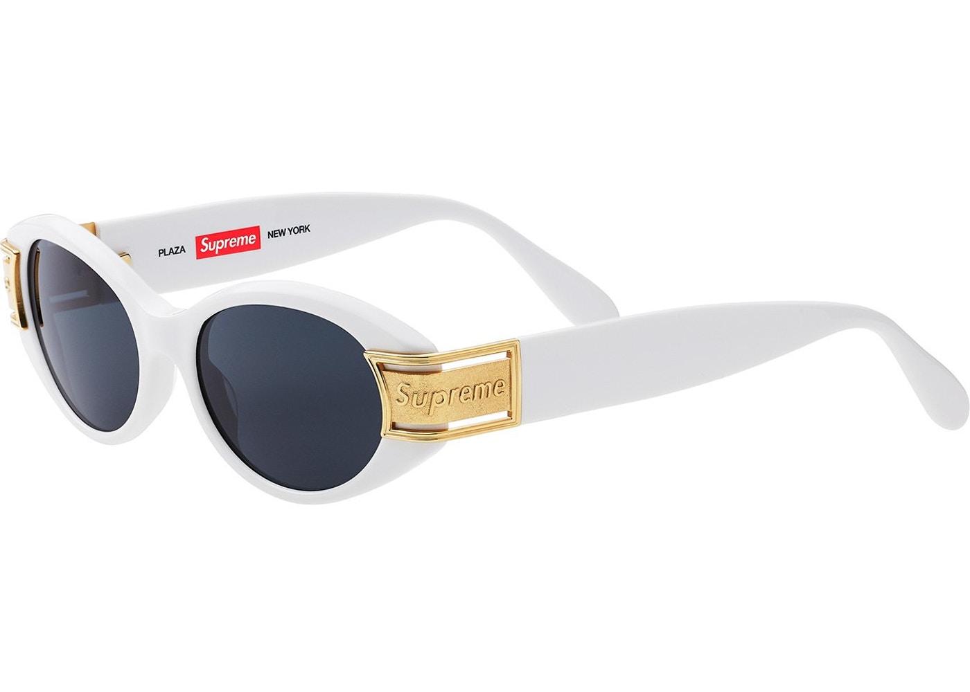 Supreme Plaza Sunglasses White Spring/Summer 2018