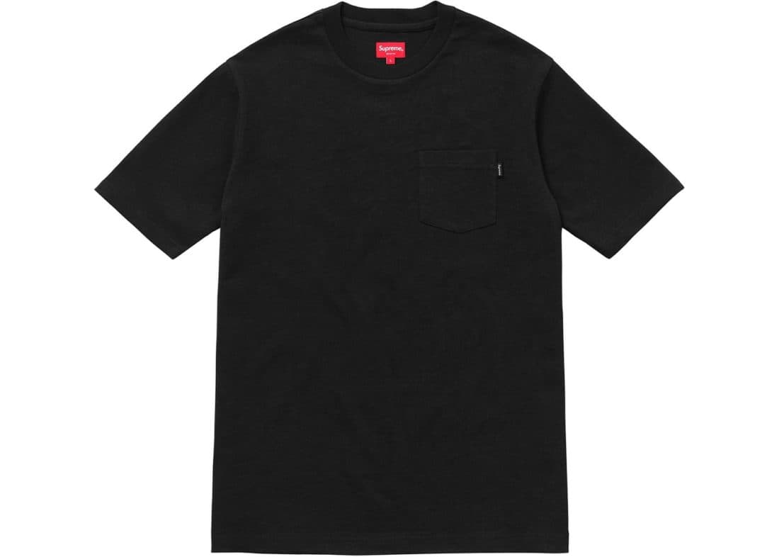 H*o様 17fw シュプリーム SS Pocket Tee Supreme 黒 Supreme Pocket Tee Black - StockX News